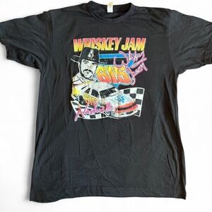 Whiskey Jam‎ Nashville 615 NASCAR Racing T-Shirt Black Size L